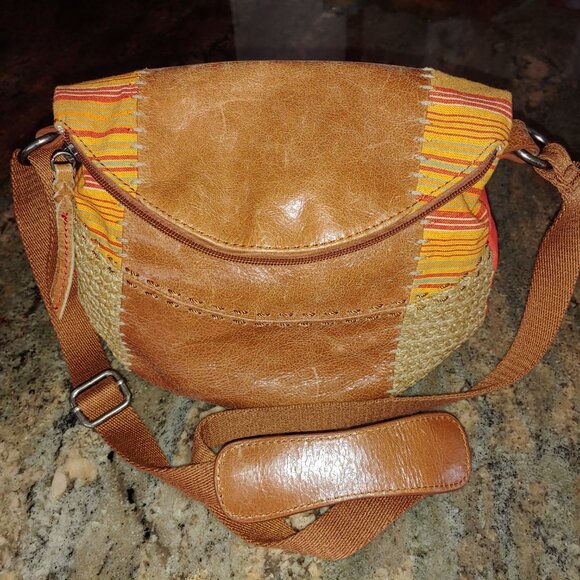 The Sak Bags The Sak Deena Zip Flap Leather Cross Body Tribal